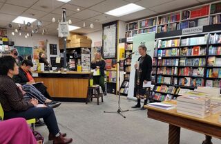 Entertaining evening at the wonderful Unity books